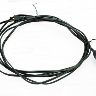 15 Foot Green 3 Outlet Indoor-Outdoor Extension Cord