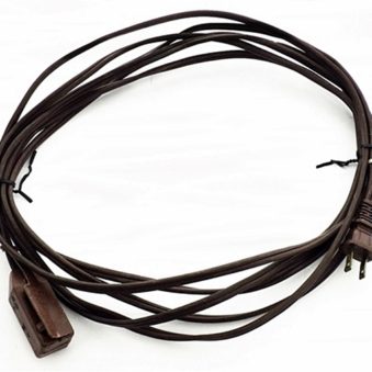 20 Foot Brown 3 Outlet Indoor-Outdoor Extension Cord
