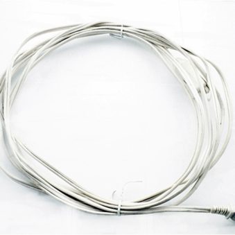 20 Foot White 3 Outlet Indoor-Outdoor Extension Cord