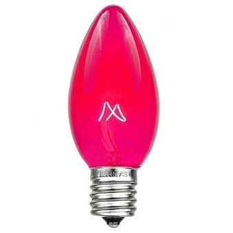 C7 Transparent Pink Replacement Bulb