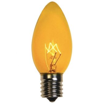C9 Transparent Yellow Replacement Bulb