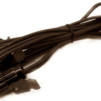 C7 Blow Mold Replacement Light Cord With Clip in Socket Brown Wire