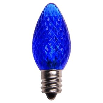 C7 LED Retrofit Blue Steady Burn Bulb