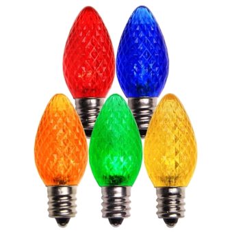 C7 LED Retrofit Dimmable Multi Color Bulbs