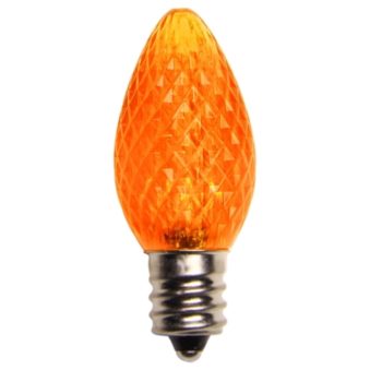 C7 LED Retrofit Orange Steady Burn Bulb