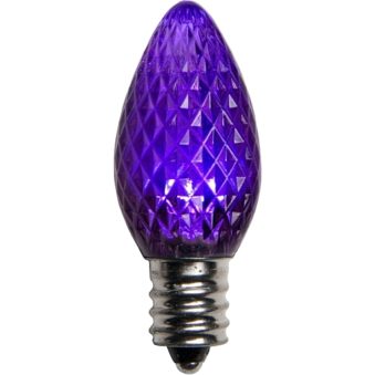 C7 LED Retrofit Purple Steady Burn Bulb