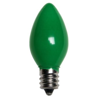 C7 Opaque Green Replacement Bulb