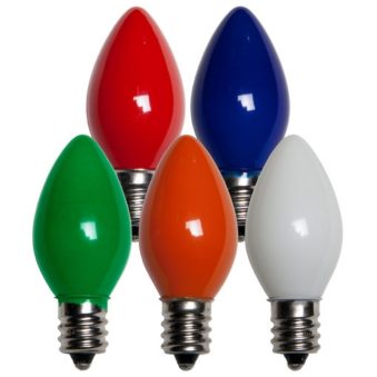 C7 Ceramic Multi Color Replacement Bulbs