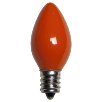 C7 Opaque Orange Replacement Bulb