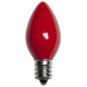 C7 Opaque Red Replacement Bulb