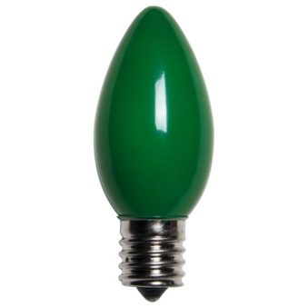 C9 Opaque Green Replacement Bulb