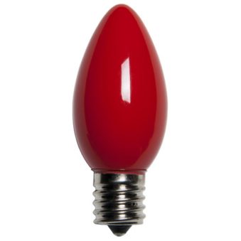 C9 Opaque Red Replacement Bulb