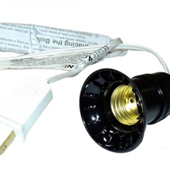 General Foam Blow Mold Light Cord with Edison Socket Front View