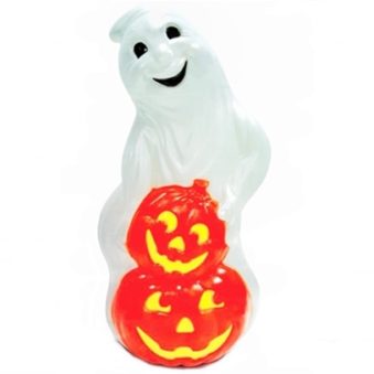 Grand Venture Ghost with Pumpkins Halloween Blow Mold