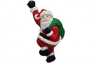 Grand Venture Climbing Santa Christmas Blow Mold