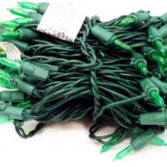 M5 LED Green Mini Lights 100 Count