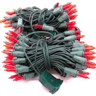 M5 LED Red Christmas Lights 120 Count