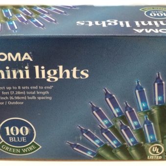 Noma Blue Incandescent Mini Lights 100 Count