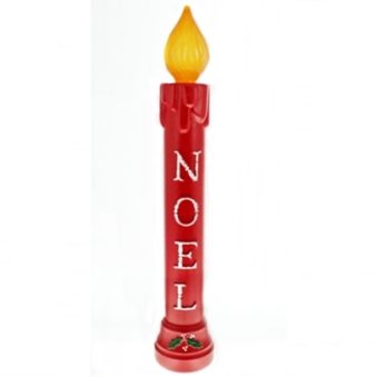 TPI Red Noel Candle Christmas Blow Mold