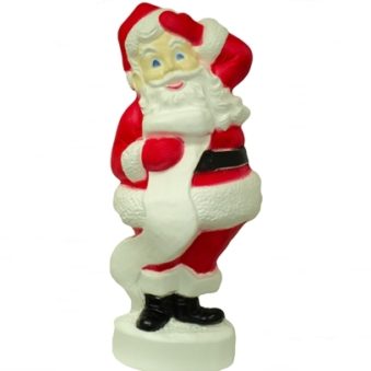 Union Products Santa with List Christmas Blow Mold