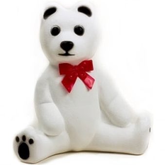Union Prodcuts White Polar Bear Christmas Blow Mold